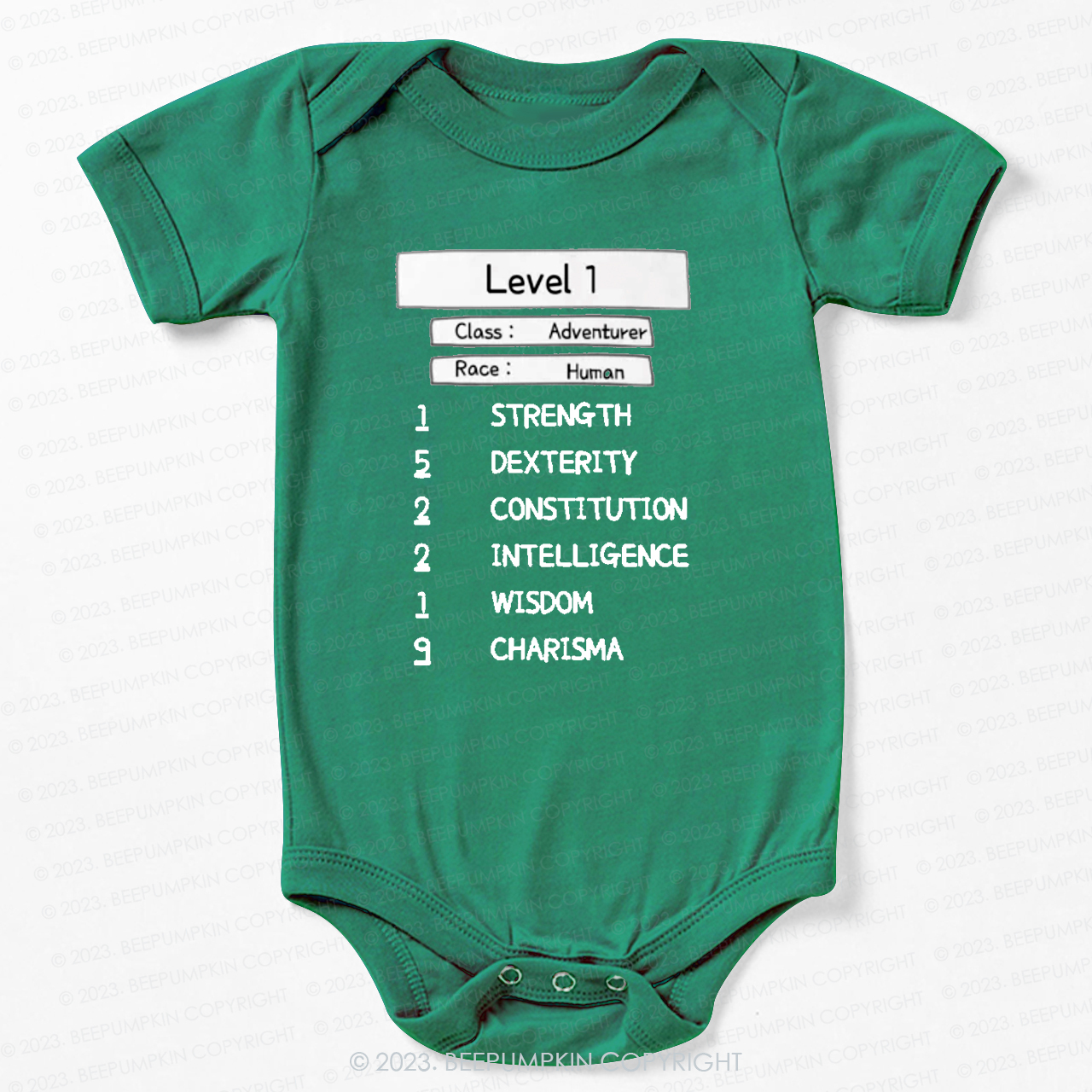 Level 1 Human Adventurer Bodysuit For Baby