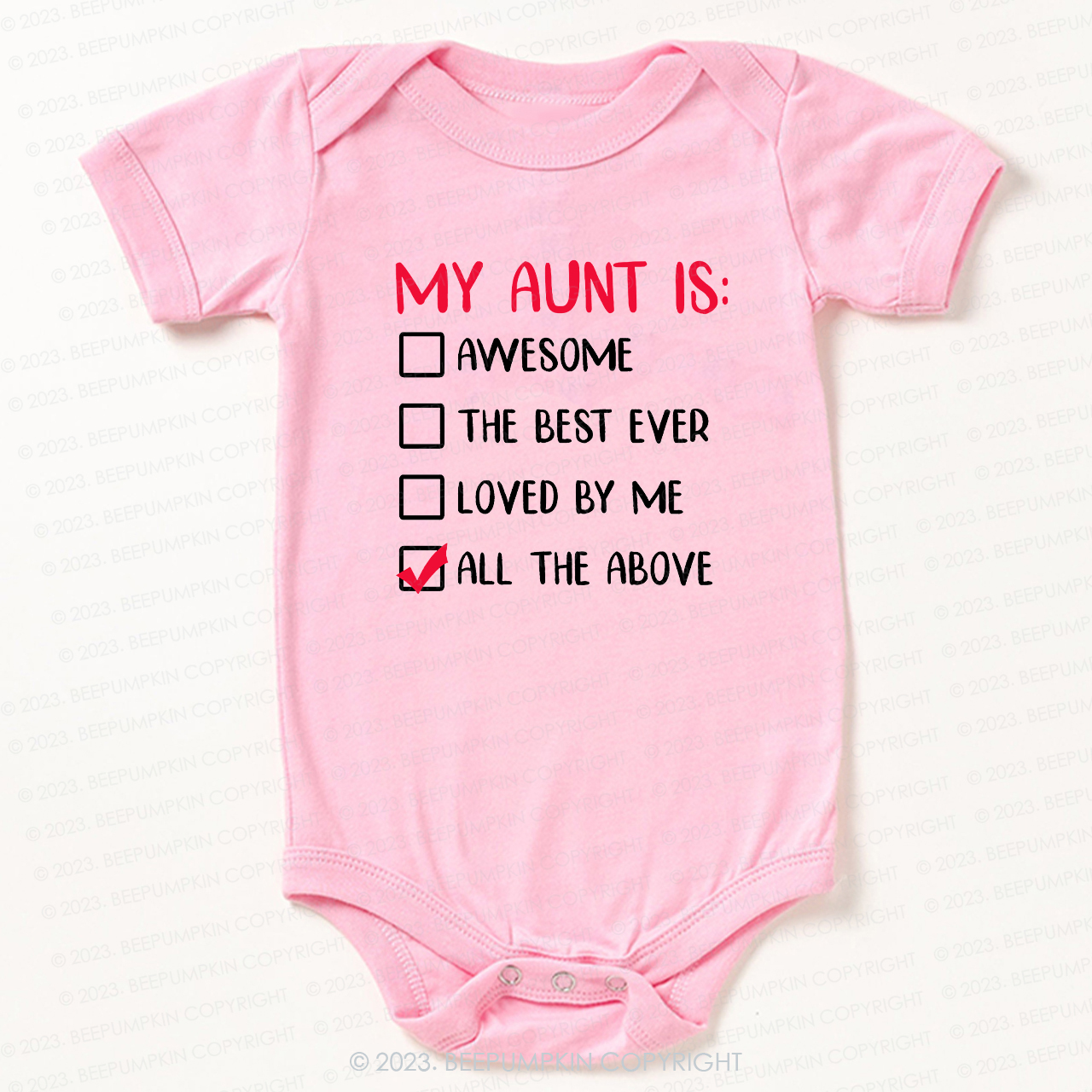 My Aunt is Awesome Bodysuit For Baby