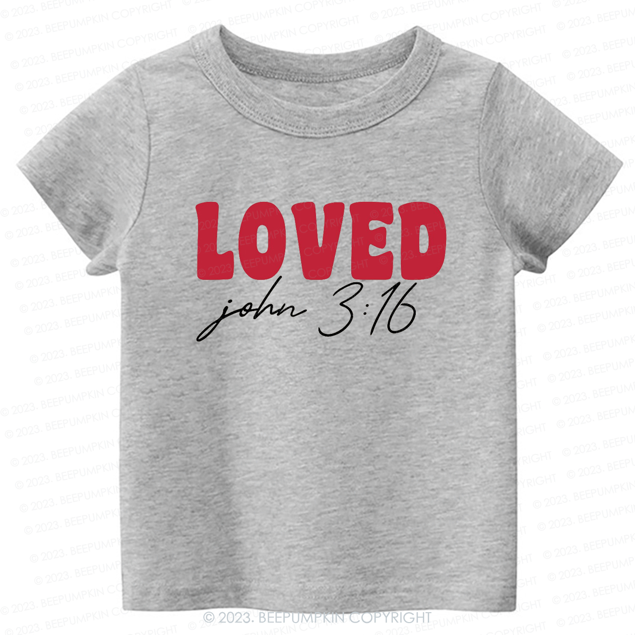 Loved Christian Retro Toddler -Toddler Tees