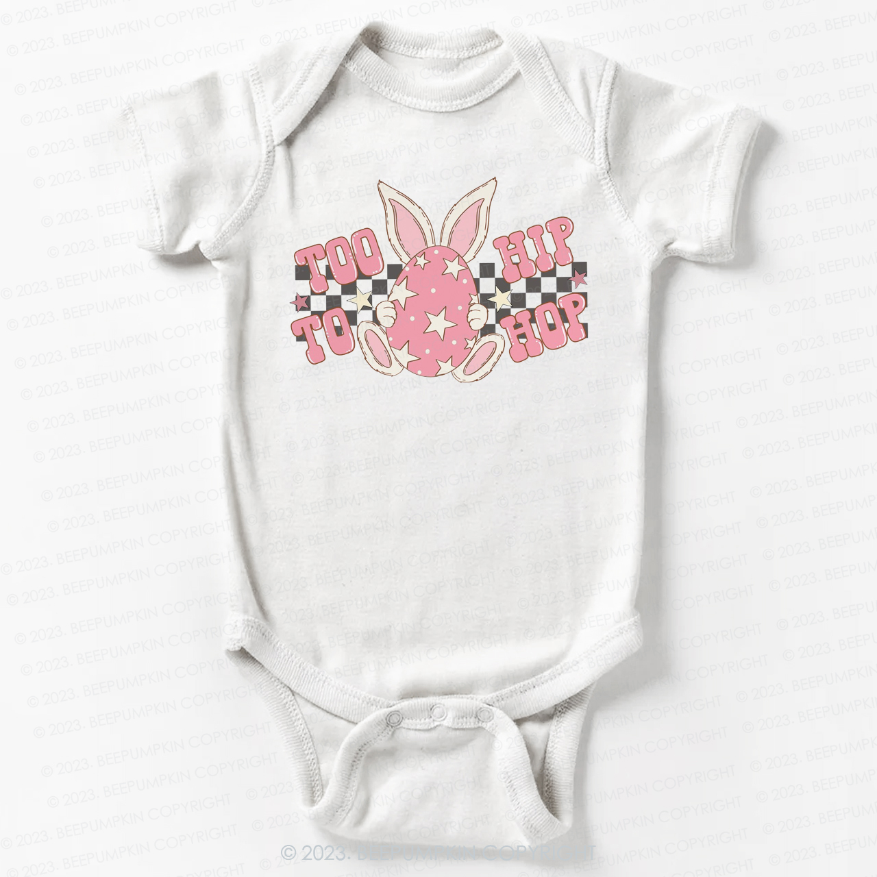 Too Hip To Hop Pink Bodysuit For Baby