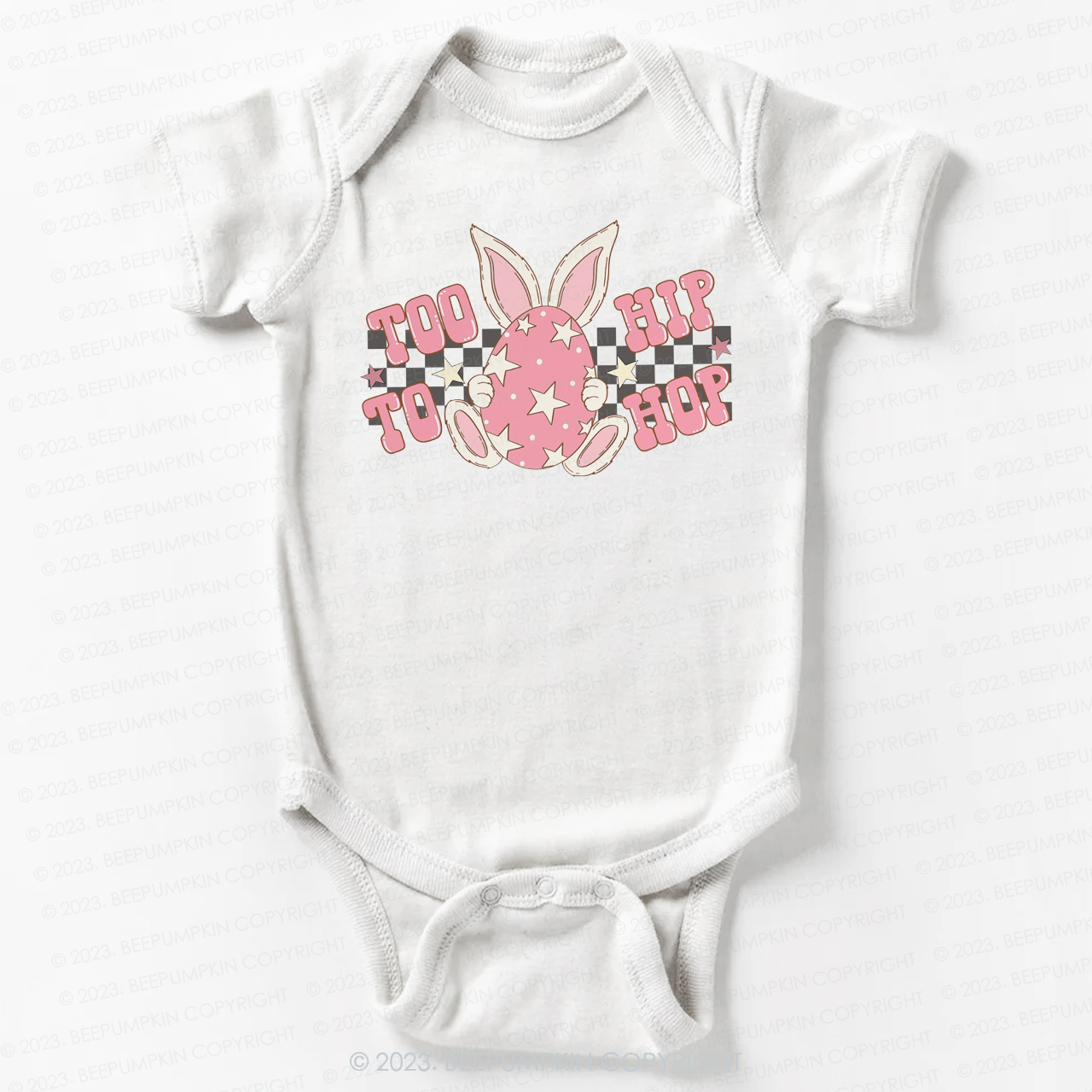 Too Hip To Hop Pink Bodysuit For Baby