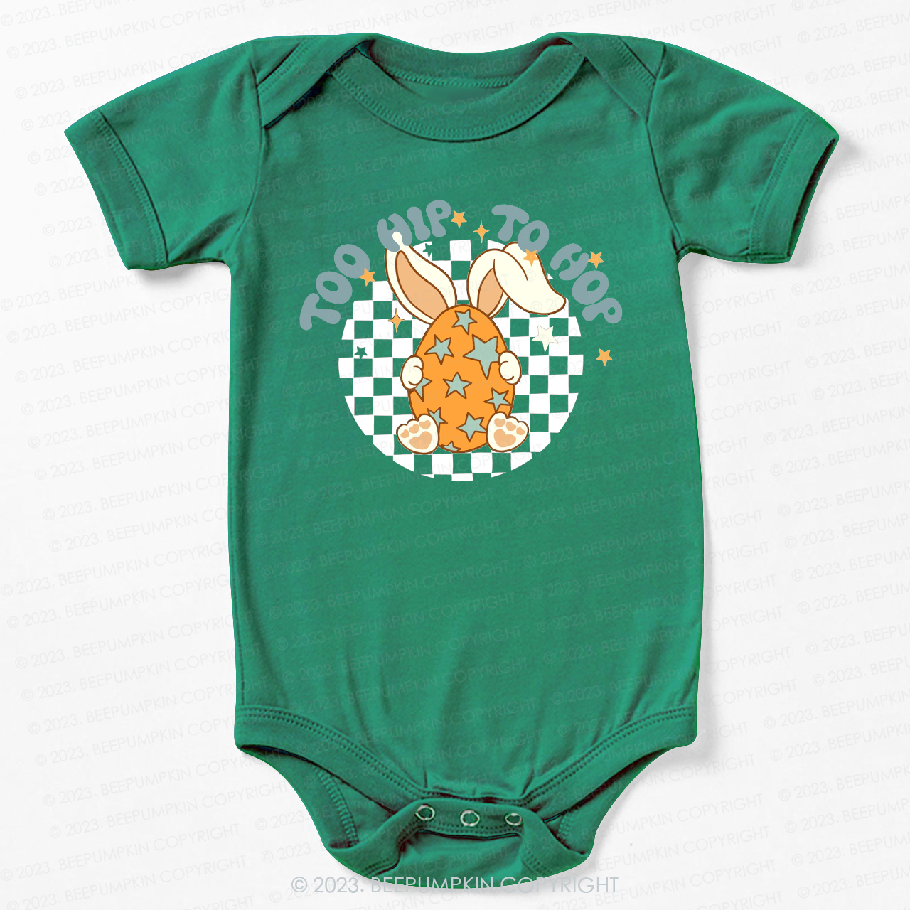 Hoppy Easter Too Hip To Hop Bodysuit For Baby