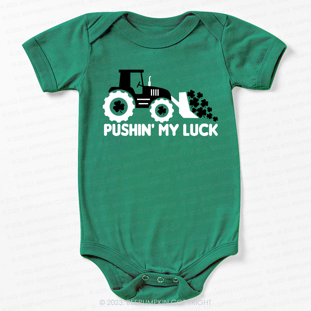 Pushing My Luck  St.Patricks Bodysuit For Baby