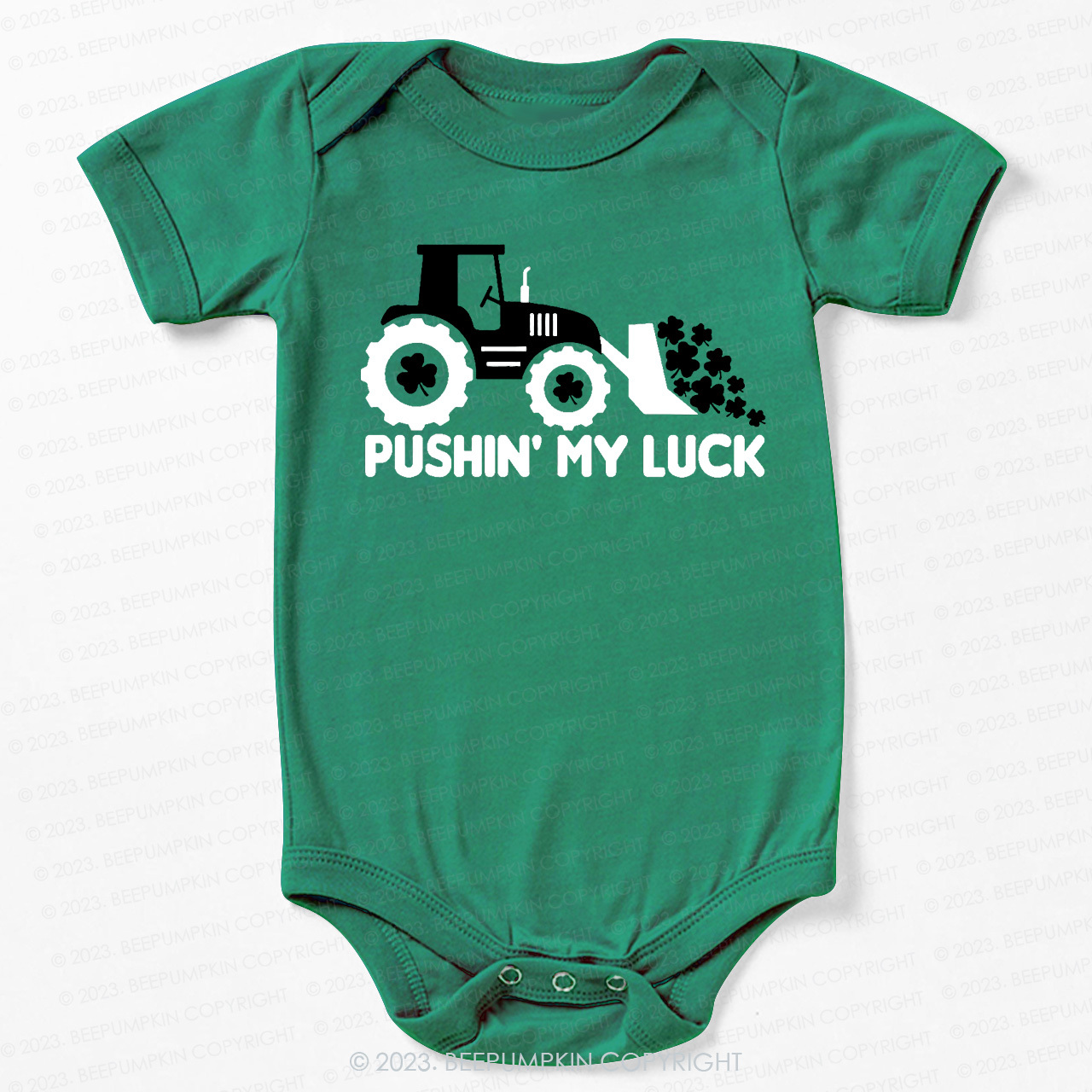 Pushing My Luck  St.Patricks Bodysuit For Baby