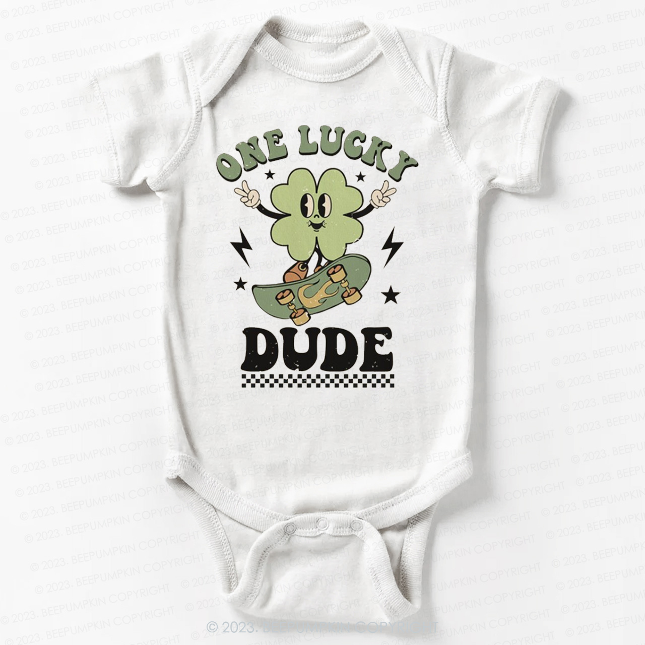 One Lucky Dude St.Patricks Day Bodysuit For Baby