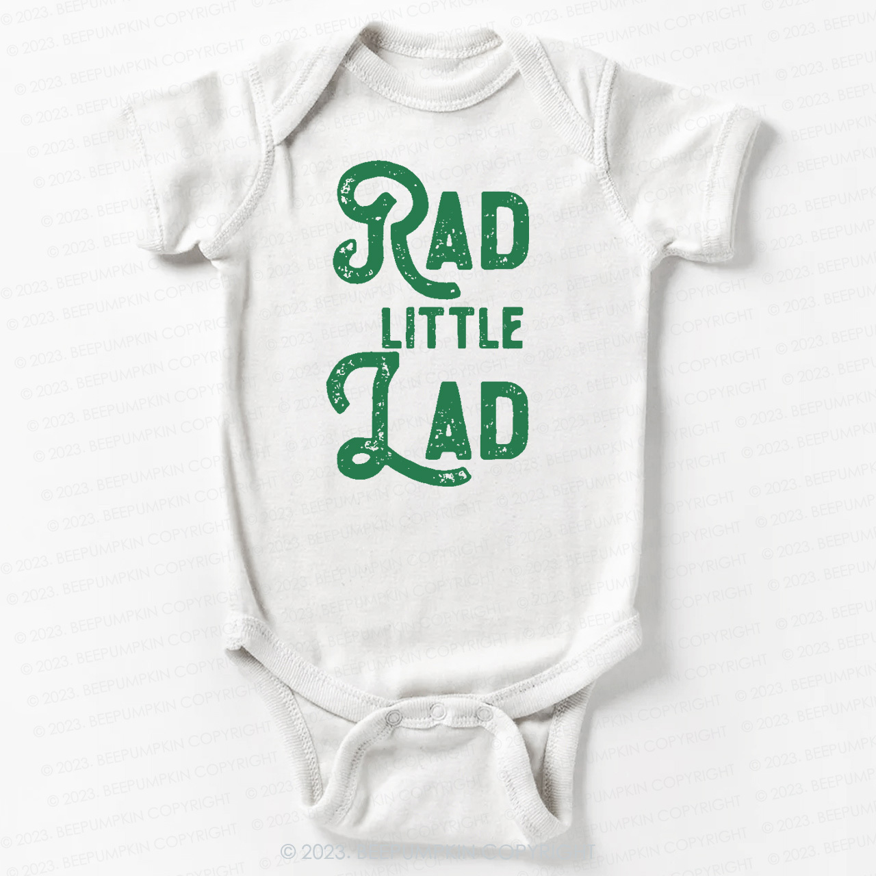 Rad little Lad St.Patricks Day Bodysuit For Baby