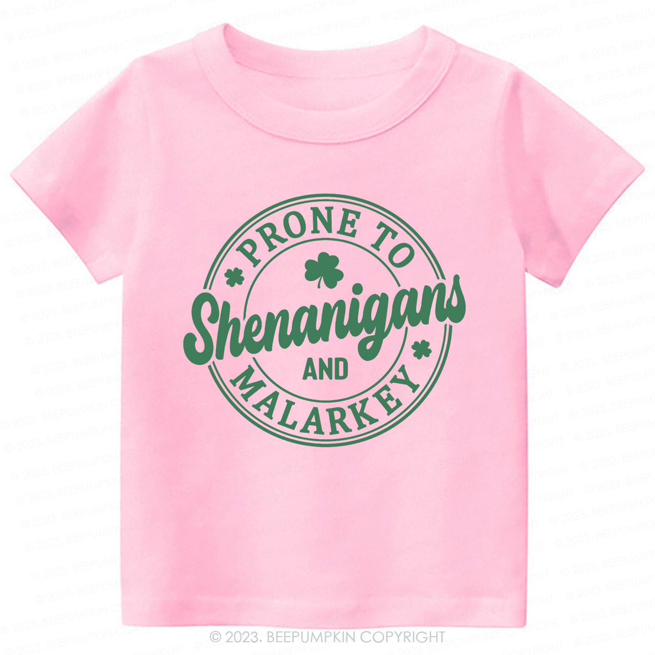 Prone To Shenanigans And Malarkey St.Patricks Day-Toddler&Kids Tees