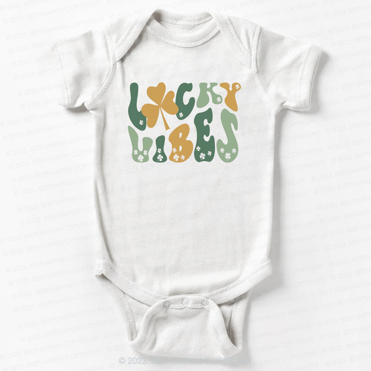Lucky Vibes Easter Bodysuit For Baby
