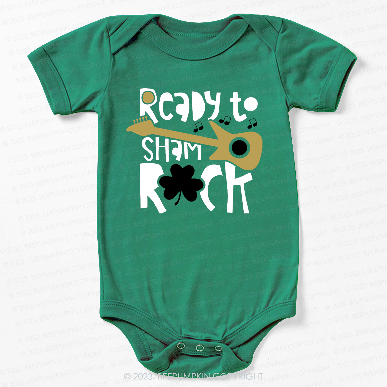 Ready to Shamrock St.Patricks Day Bodysuit For Baby