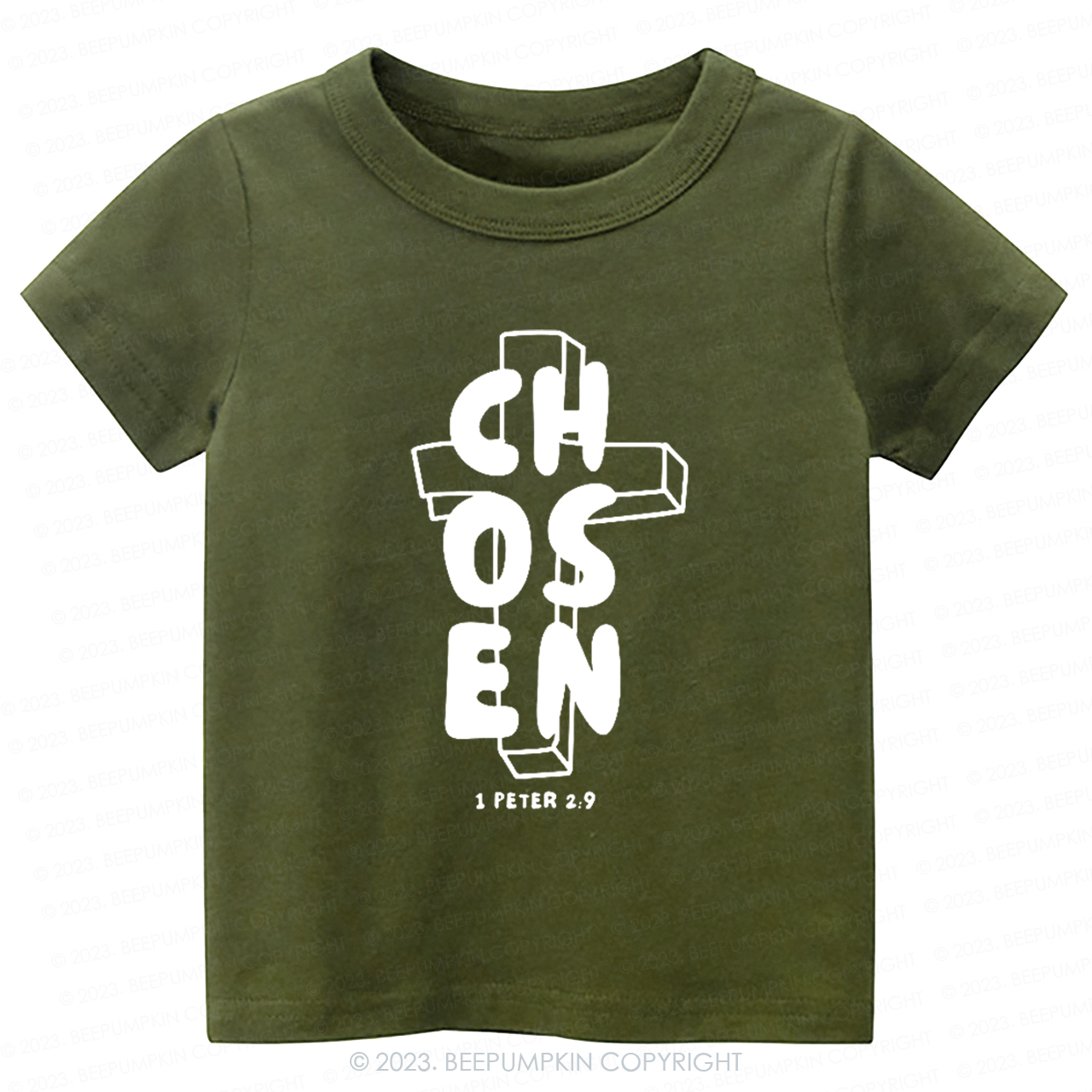 Chosen 1 Peter 2:9 Christian Easter-Toddler Tees