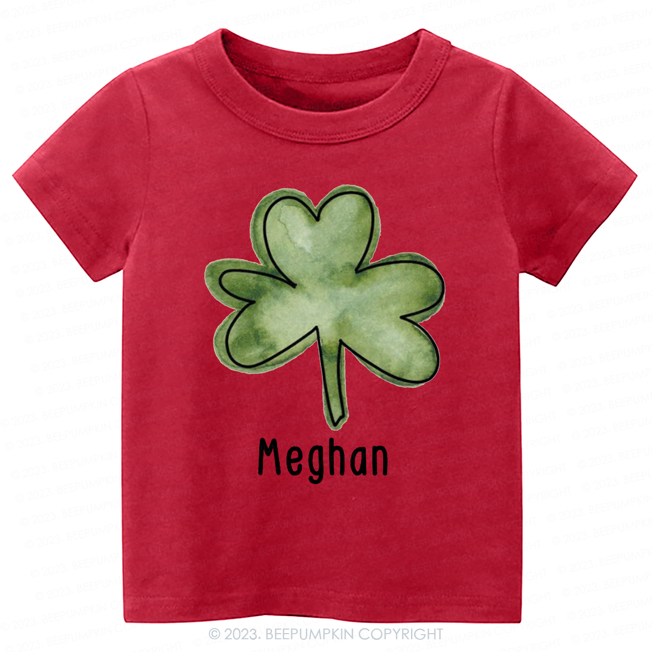 Personalized Shamrock St.Patricks Day -Toddler Tees