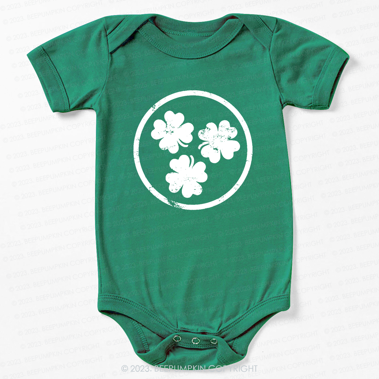 Ring Shamrock St.Patricks Day Bodysuit For Baby