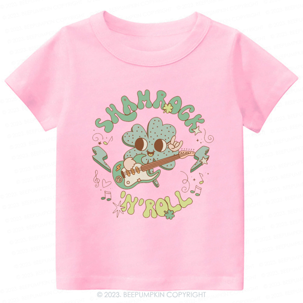 Shamrock N' Roll St.Patricks Day -Toddler Tees