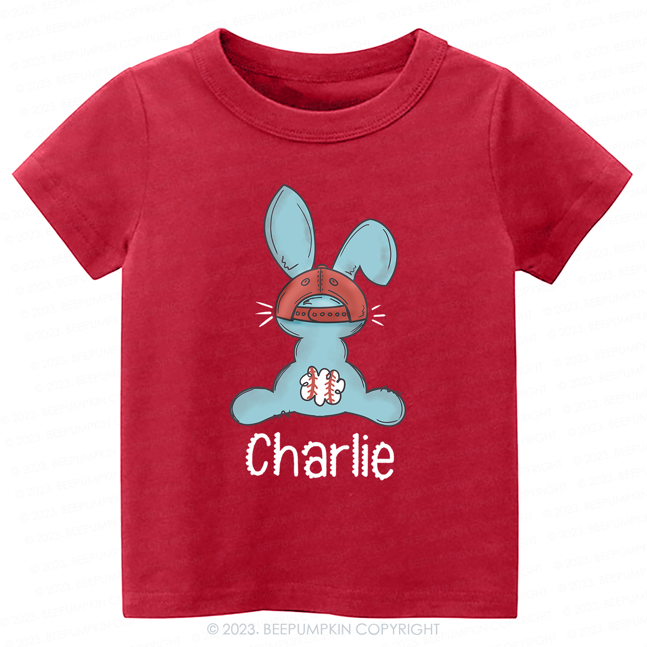 Baseball Easter Bunny-Toddler Tees