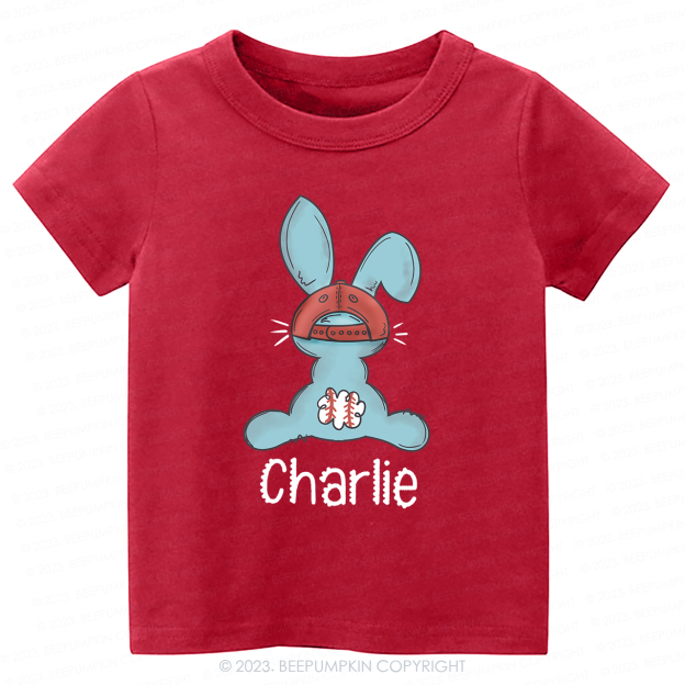 Baseball Easter Bunny-Toddler Tees