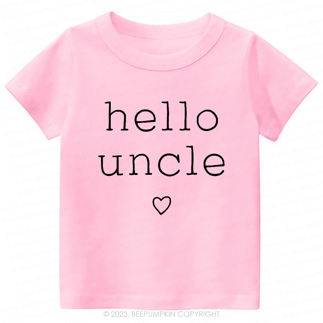 Hello Uncle -Toddler Tees