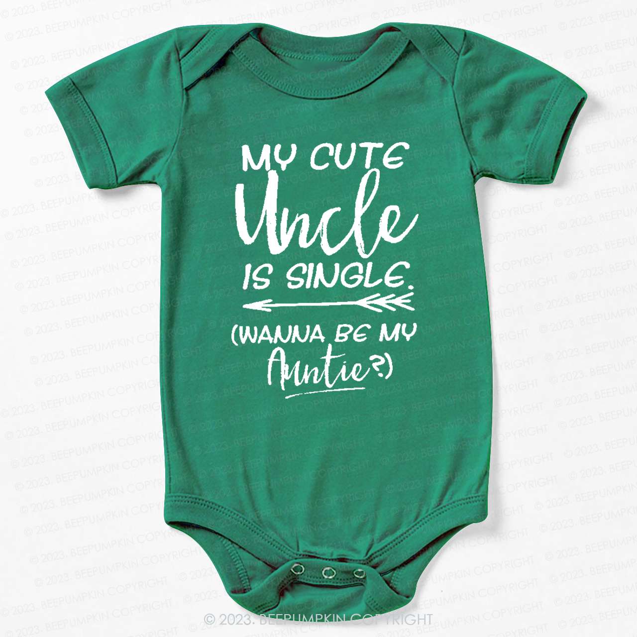 My Cute Uncle Is Single Bodysuit For Baby