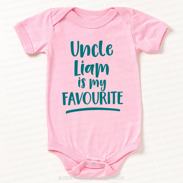 My Uncle Is My Favourite Bodysuit For Baby