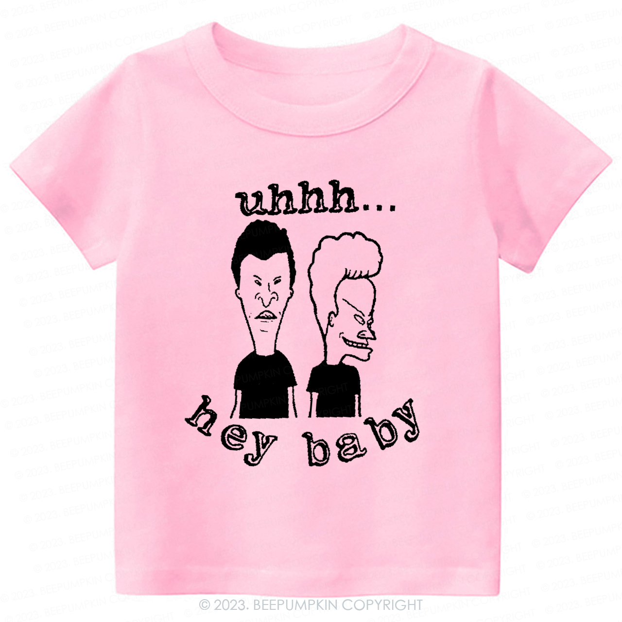 Hey Baby Beavis Butthead Funny 90s Graphic-Toddler Tees
