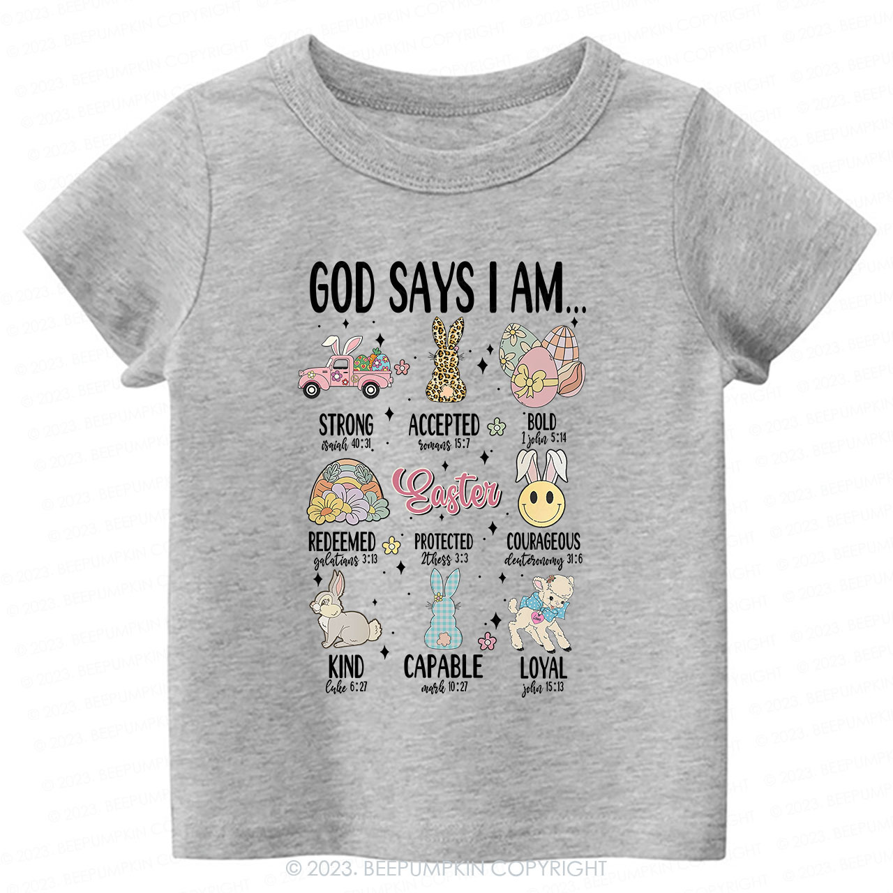 God Says I am Kind Christian -Toddler Tees