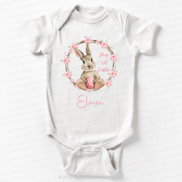 Personalized My First Easter Bunny Bodysuit For Baby
