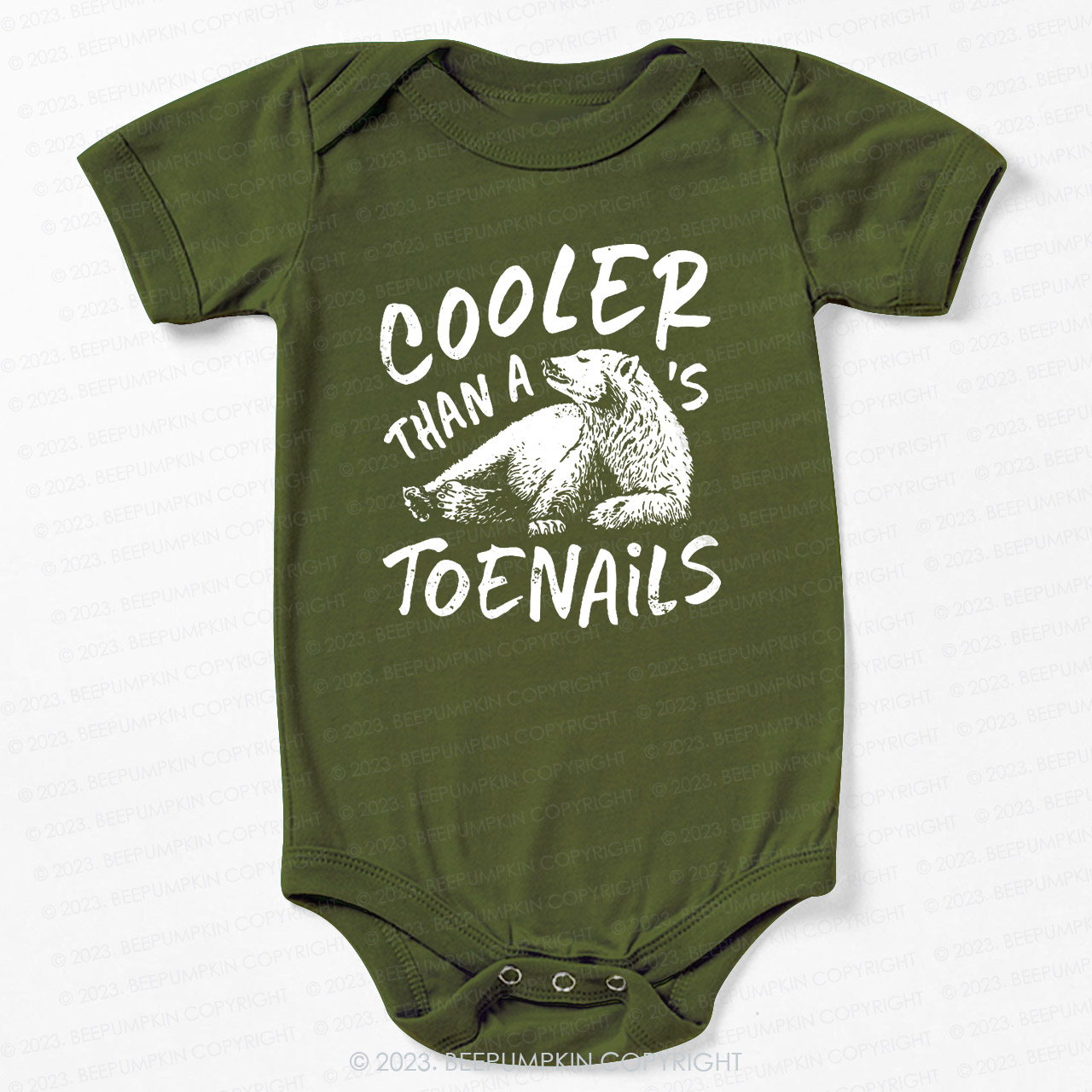 Polar Bear's Toenails Bodysuit For Baby
