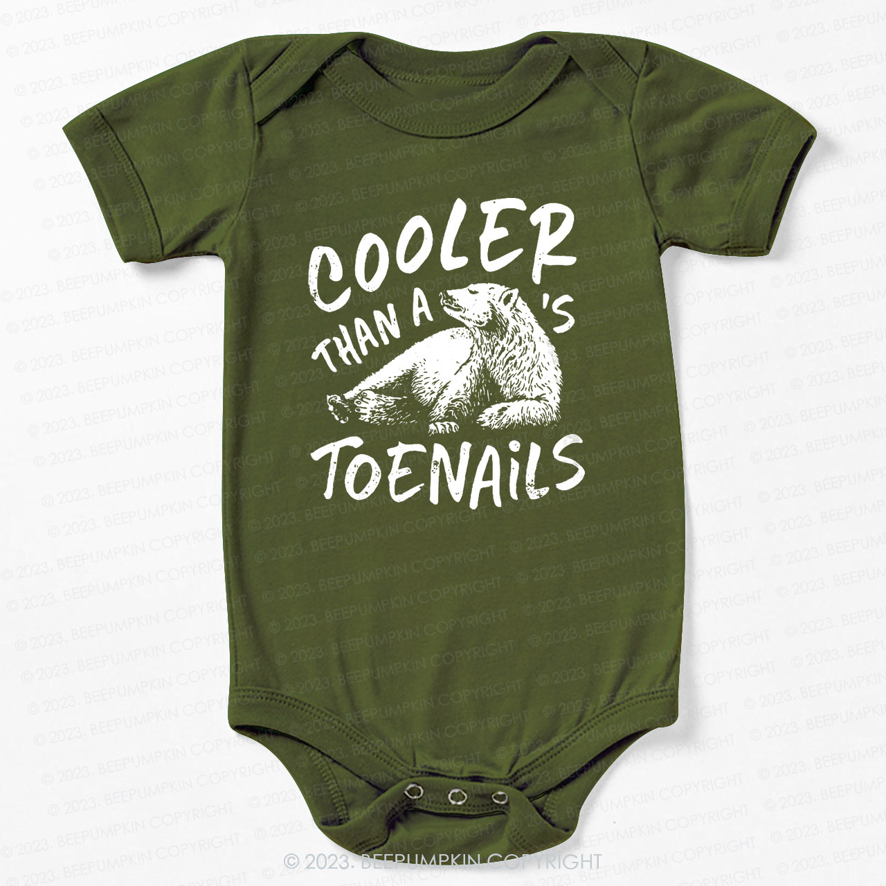 Polar Bear's Toenails Bodysuit For Baby