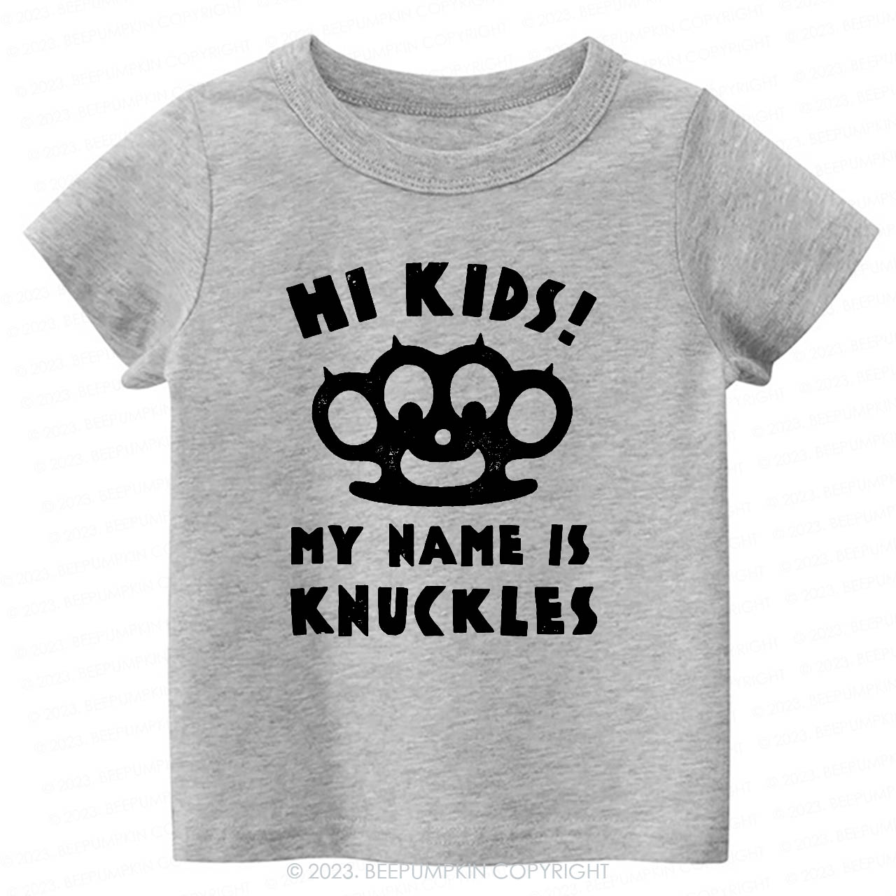 Hi Kids, My Name Is Knuckles Kids Shirt