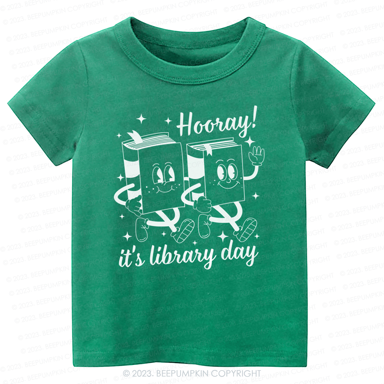 Hooray It's Library Kids Shirt