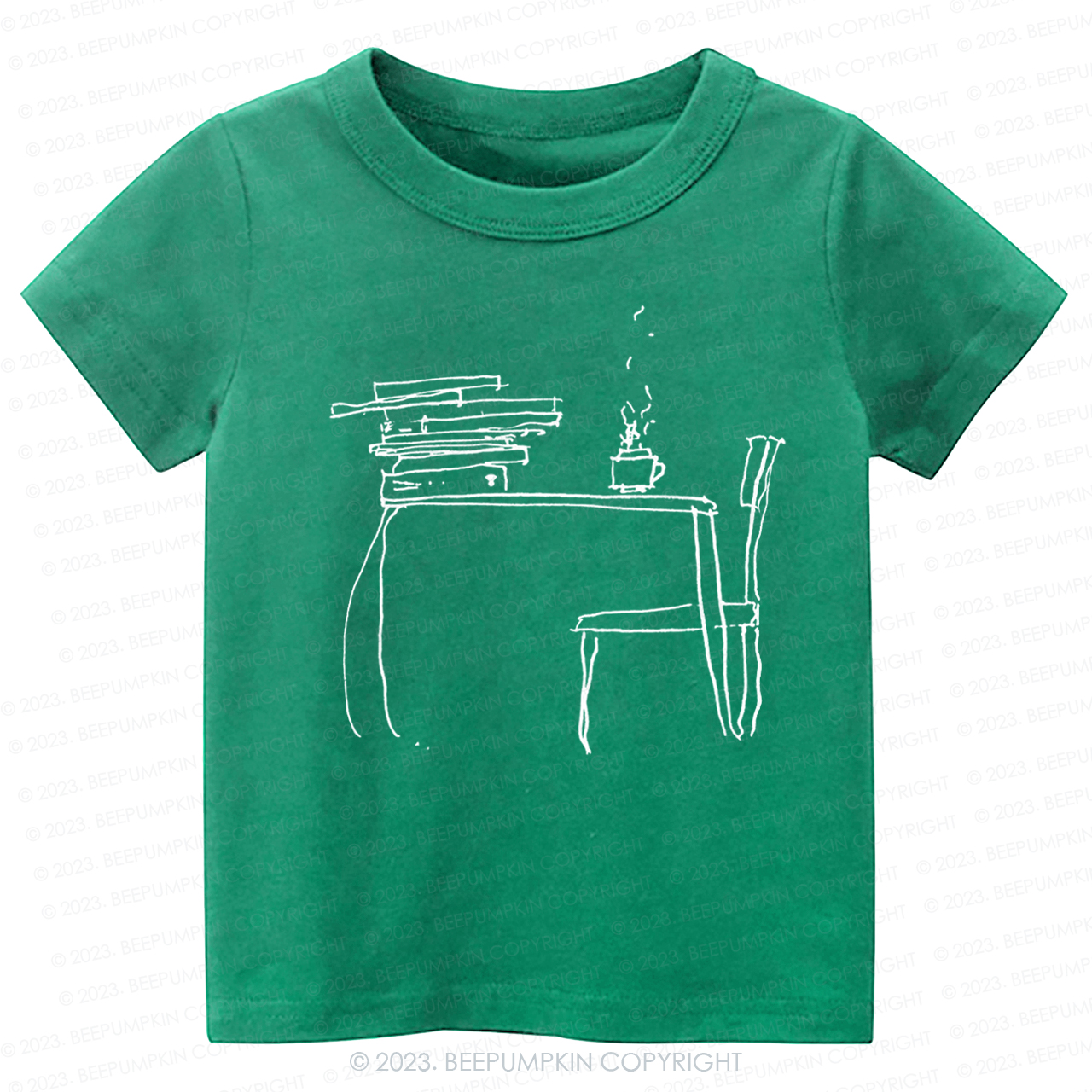 Literary Coffee Book Lover Kids Shirt