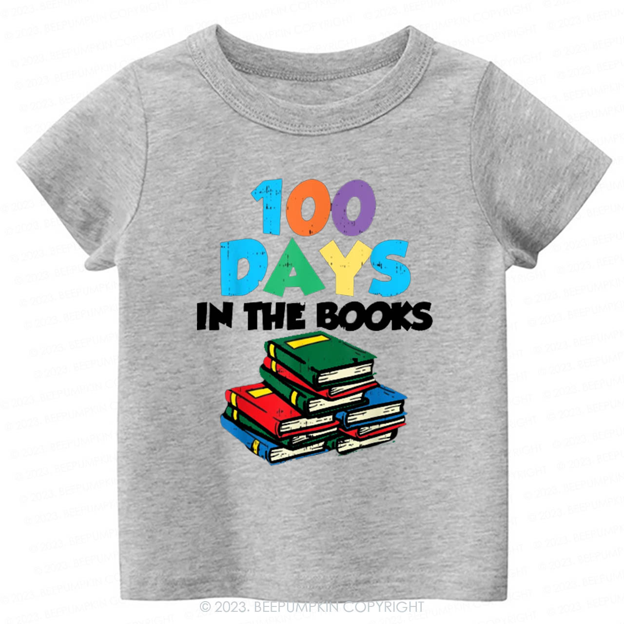 100 Days On The Books Kids Shirt