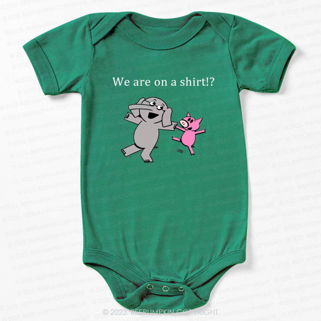 Elephant & Piggie Bodysuit For Baby