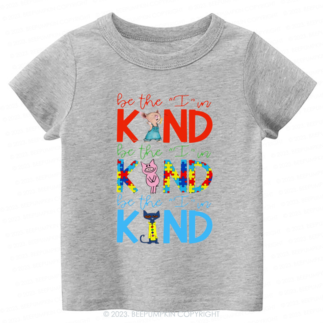 Book Characters Be The I In Kind Kids Shirt