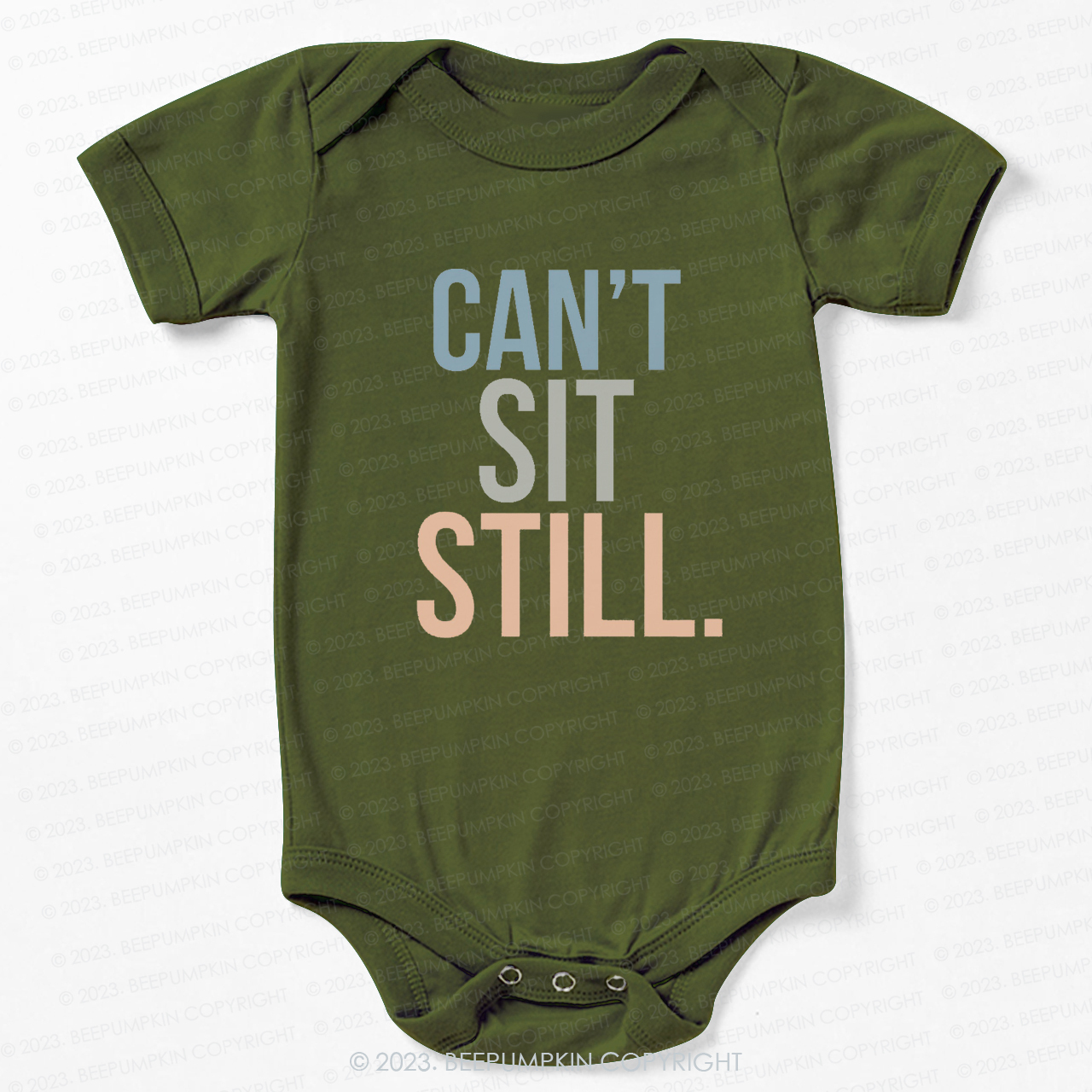 Can't Sit Still Bodysuit For Baby