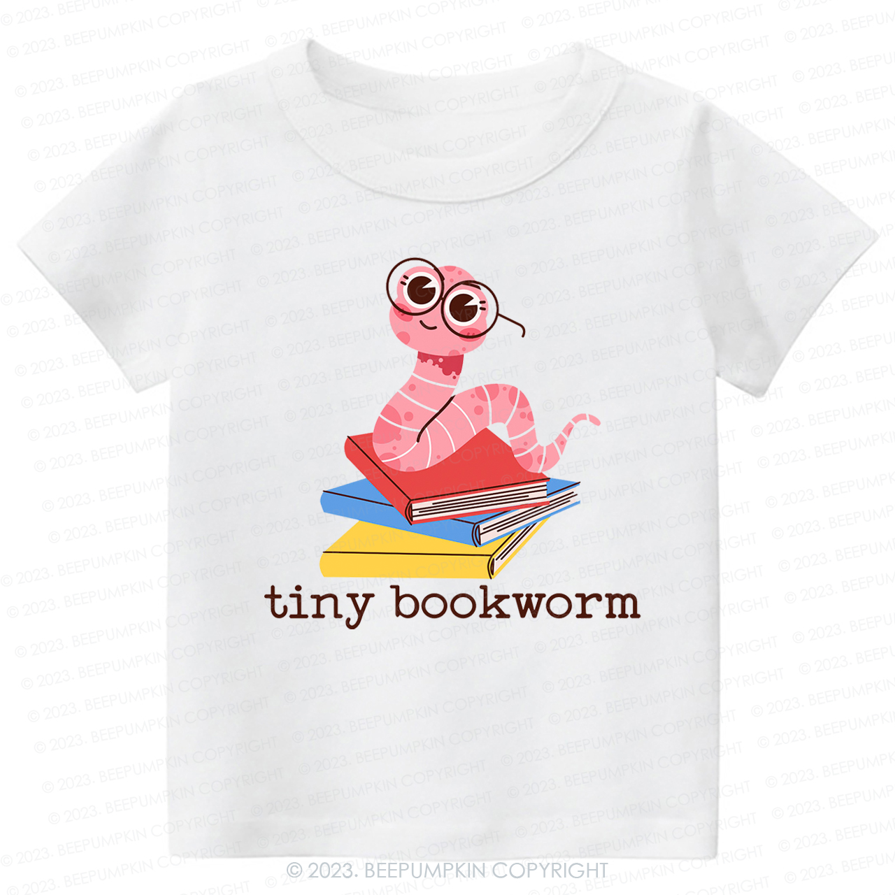 Tiny Bookworm Librarian Kids Shirt