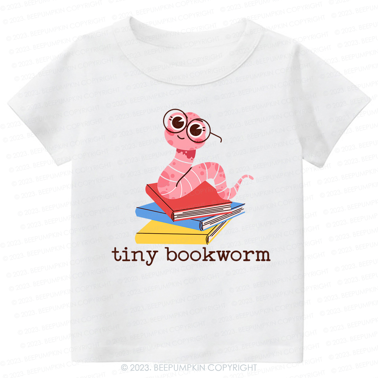 Tiny Bookworm Librarian Kids Shirt