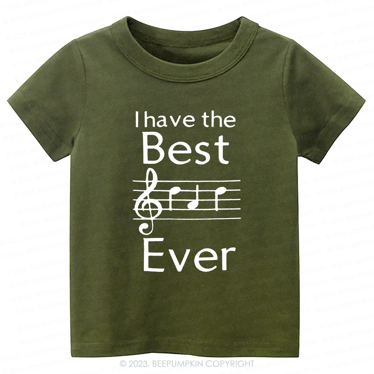 I Have The Best Ever Music Notes Kids Shirt