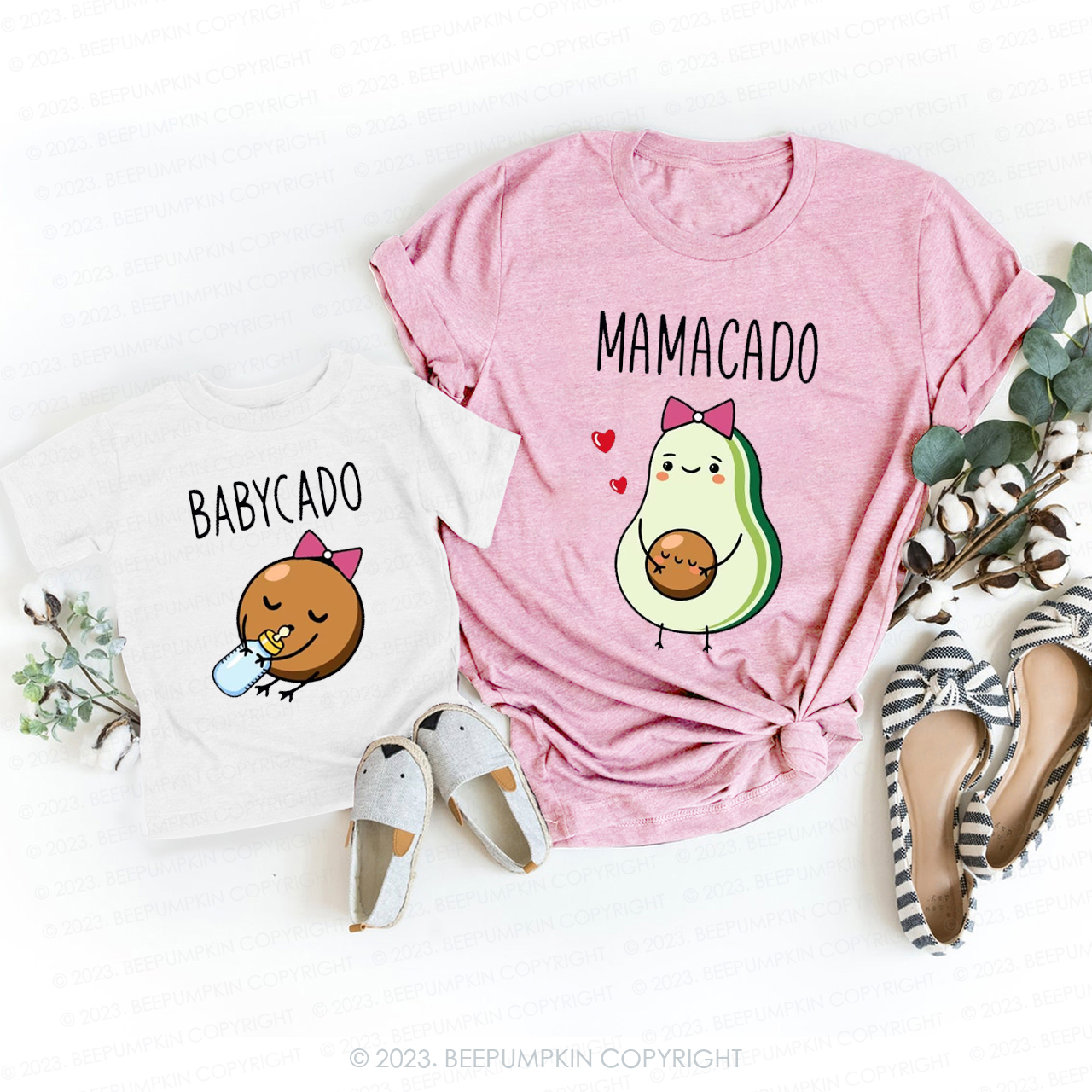 Mamacado And Babycado T-Shirts For Mom&Me
