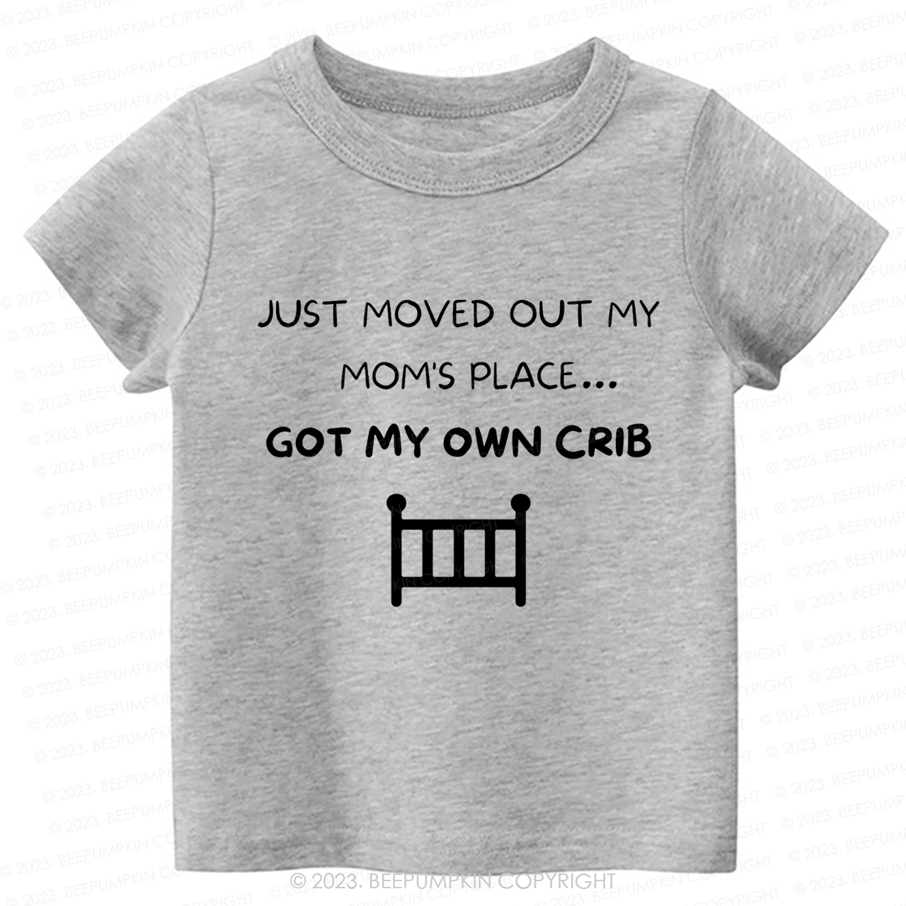 Just Moved Out My Moms  Kids Shirt