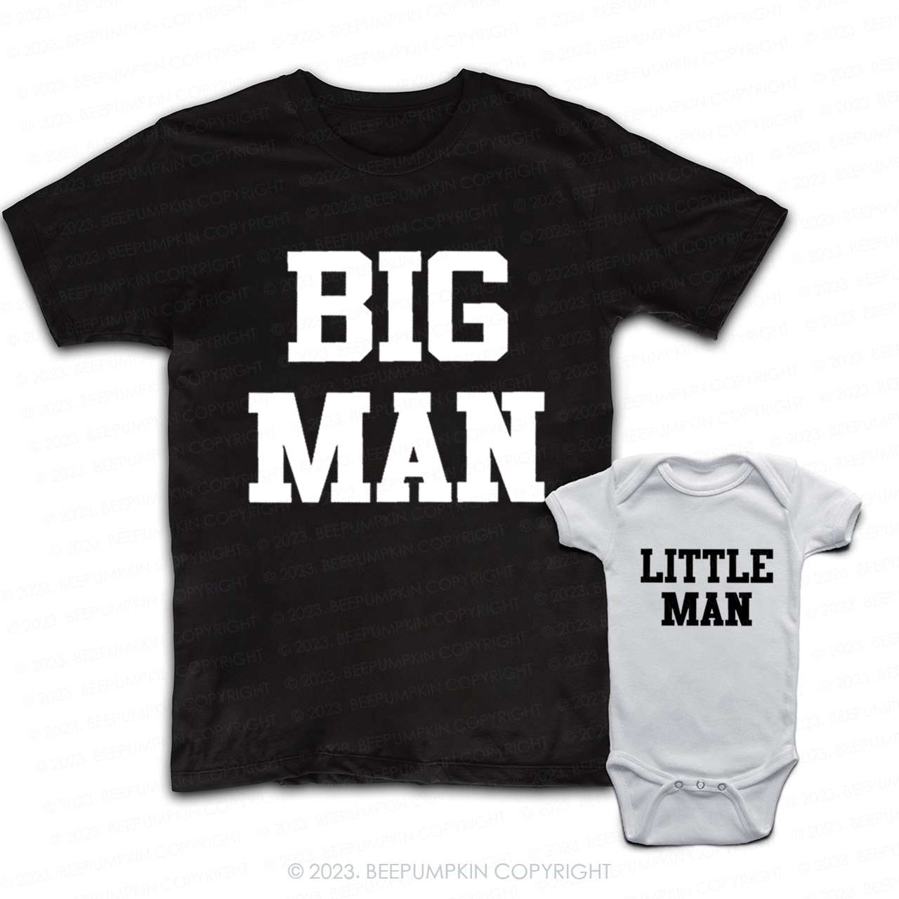 Big Man Lil Man Dad & Me Matching T-Shirts