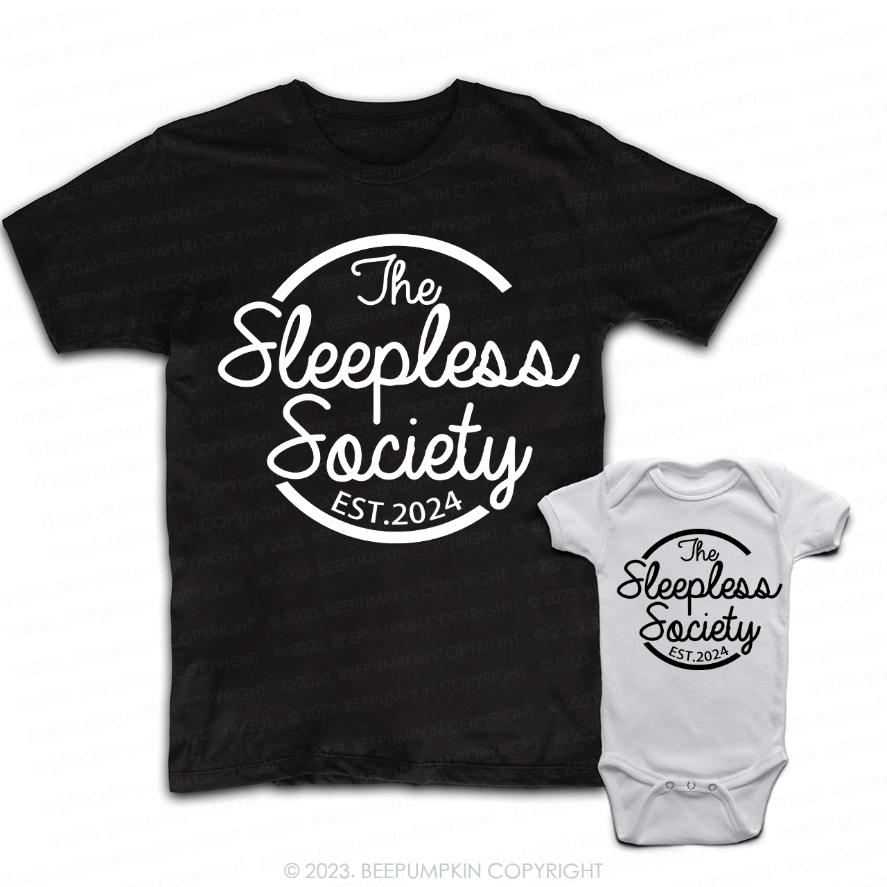 The Sleepless Society Dad & Me Matching T-Shirts