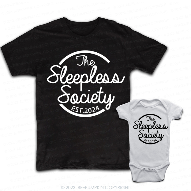 The Sleepless Society Dad & Me Matching T-Shirts