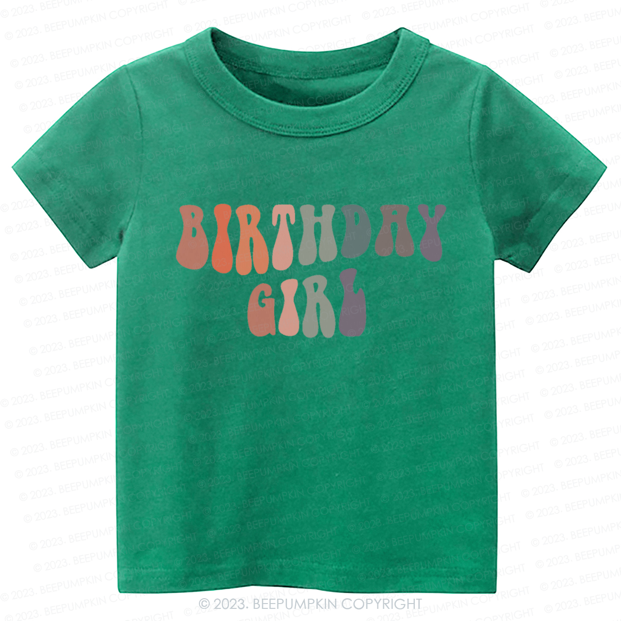 Birthday Girl  Cute Retro Kids Shirt