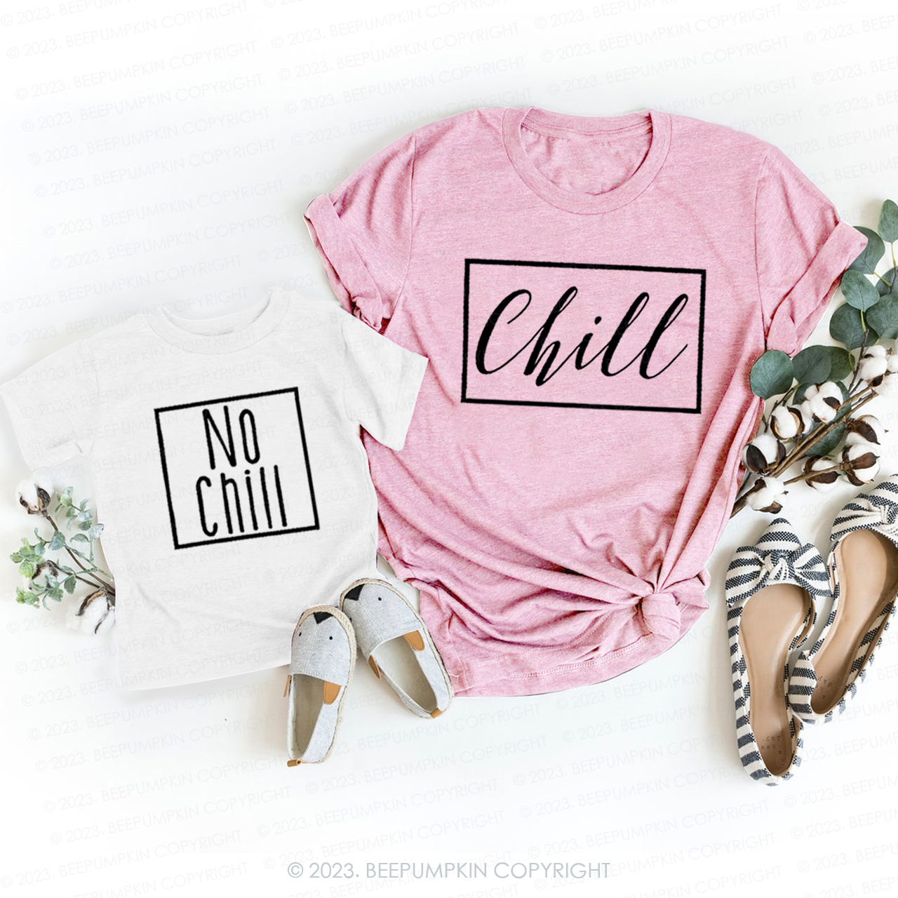 Chill No Chill T-Shirts For Mom&Me