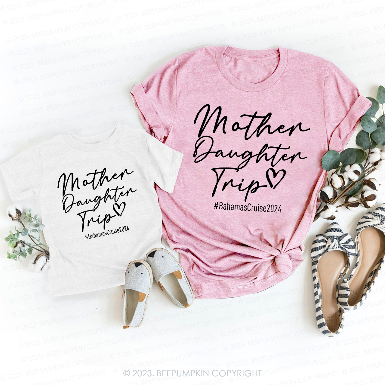 Mother Daughter Trip T-Shirts For Mom&Me