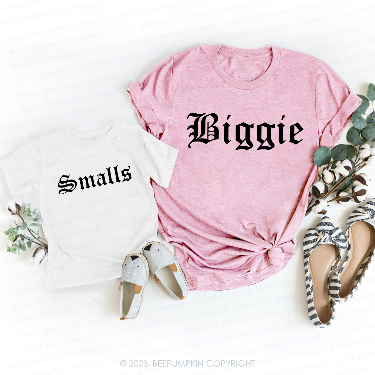 Biggie Smalls T-Shirts For Mom&Me