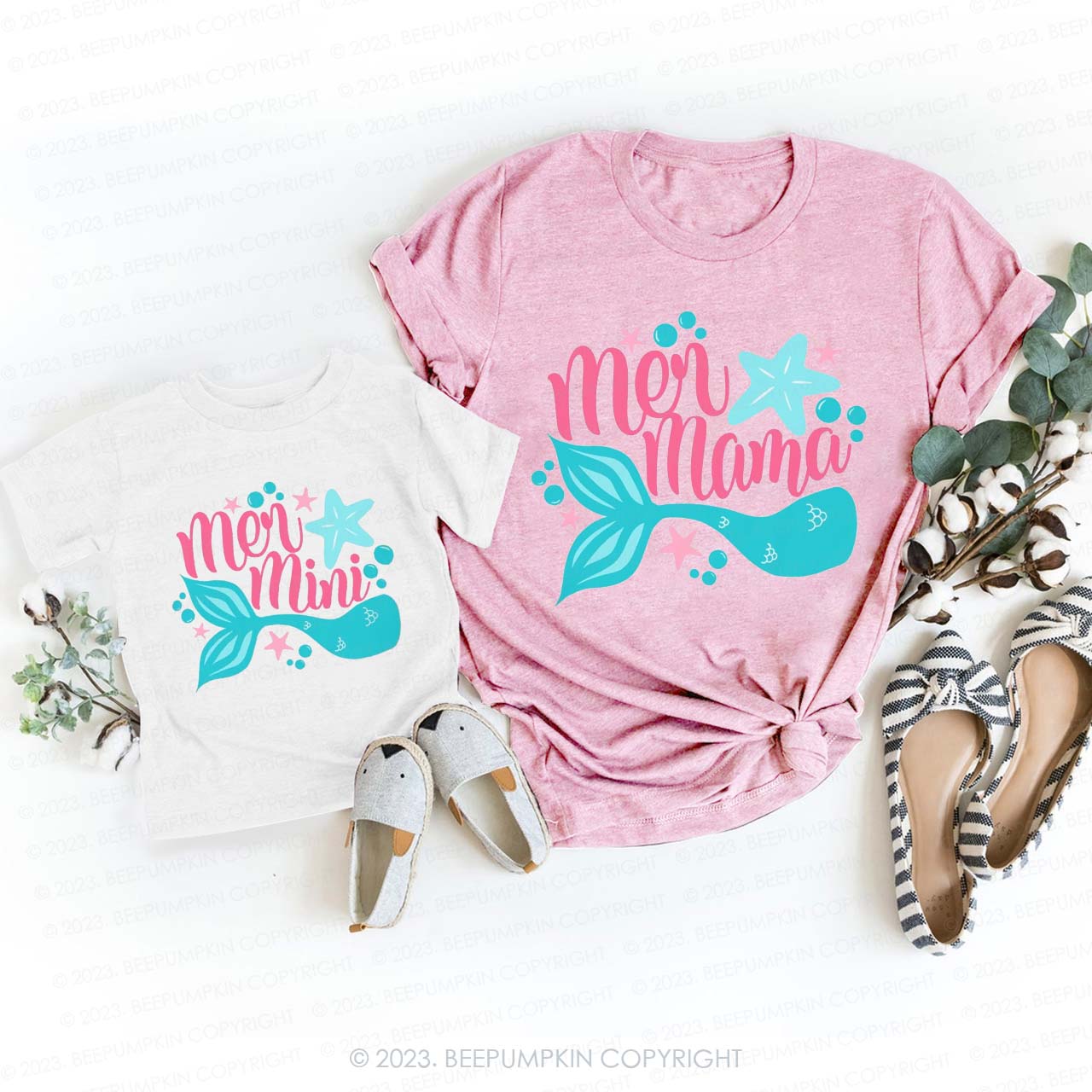 Mer Mama Mer Mini T-Shirts For Mom&Me