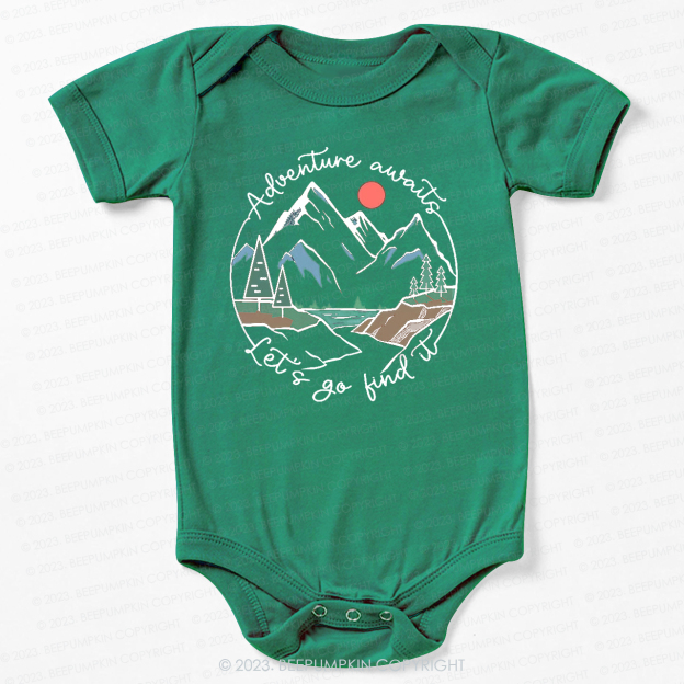 Adventure Awaits Let's Go Find It Bodysuit For Baby
