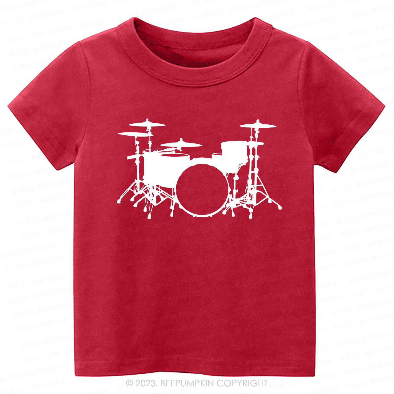 Drumset Music Kids Shirt