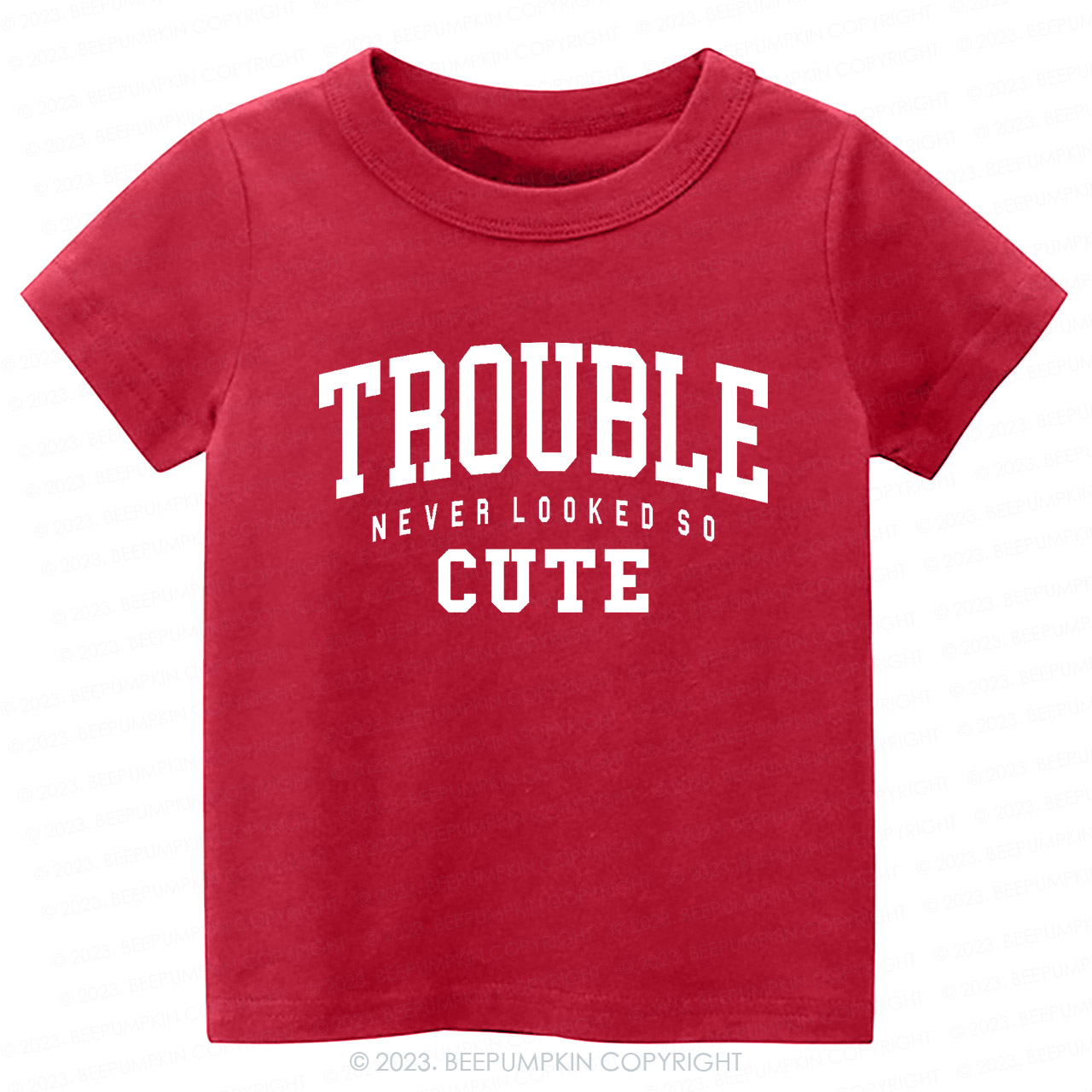 Trouble Never Looked So Cute Kids Shirt